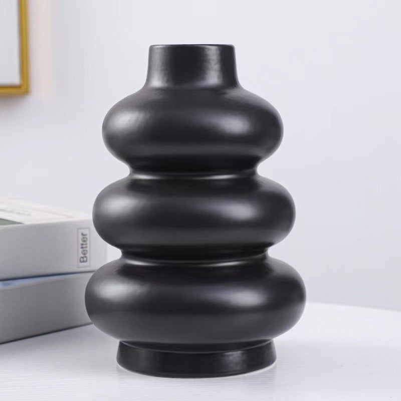 Simple Ceramic Vase Ornaments Dried Flowers